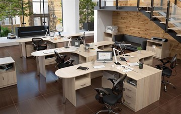 Офисный комплект мебели SIMPLE в Чебоксарах - предосмотр 2